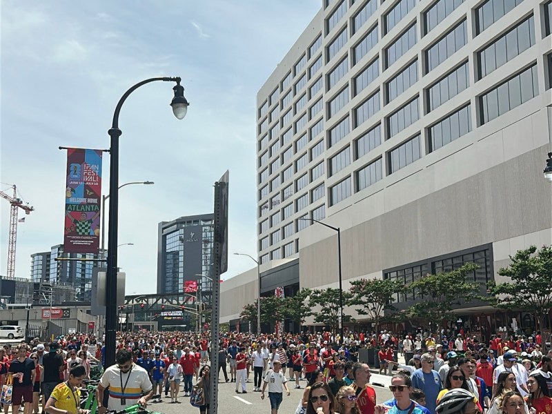 Downtown Atlanta Felt Like the Center of the World Today